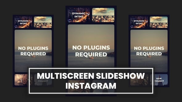 Multiscreen Instagram Slideshow 54302155 Videohive