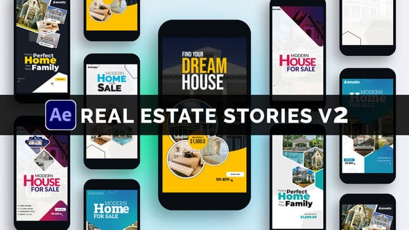 Real Estate Stories V2 - Ads Promo 54239917 Videohive