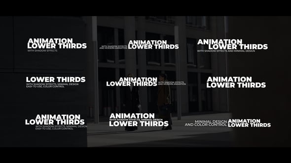 Simple Lower Thirds | AE 54171672 Videohive