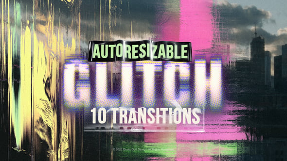 Glitch Transitions 55990848 Videohive