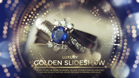 Luxury Golden Slideshow 25513131