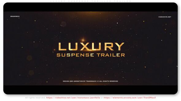 Luxury Suspense Thriller Trailer 56001033