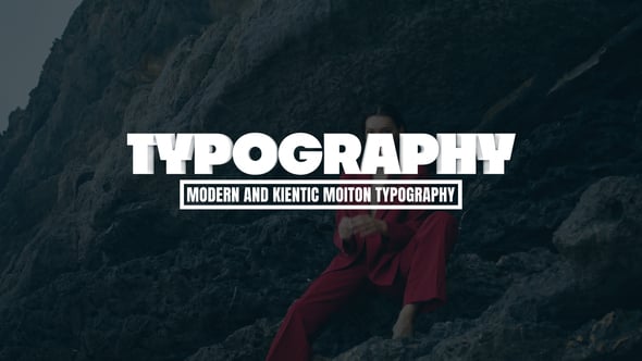 Motion Typography 55905902 Videohive